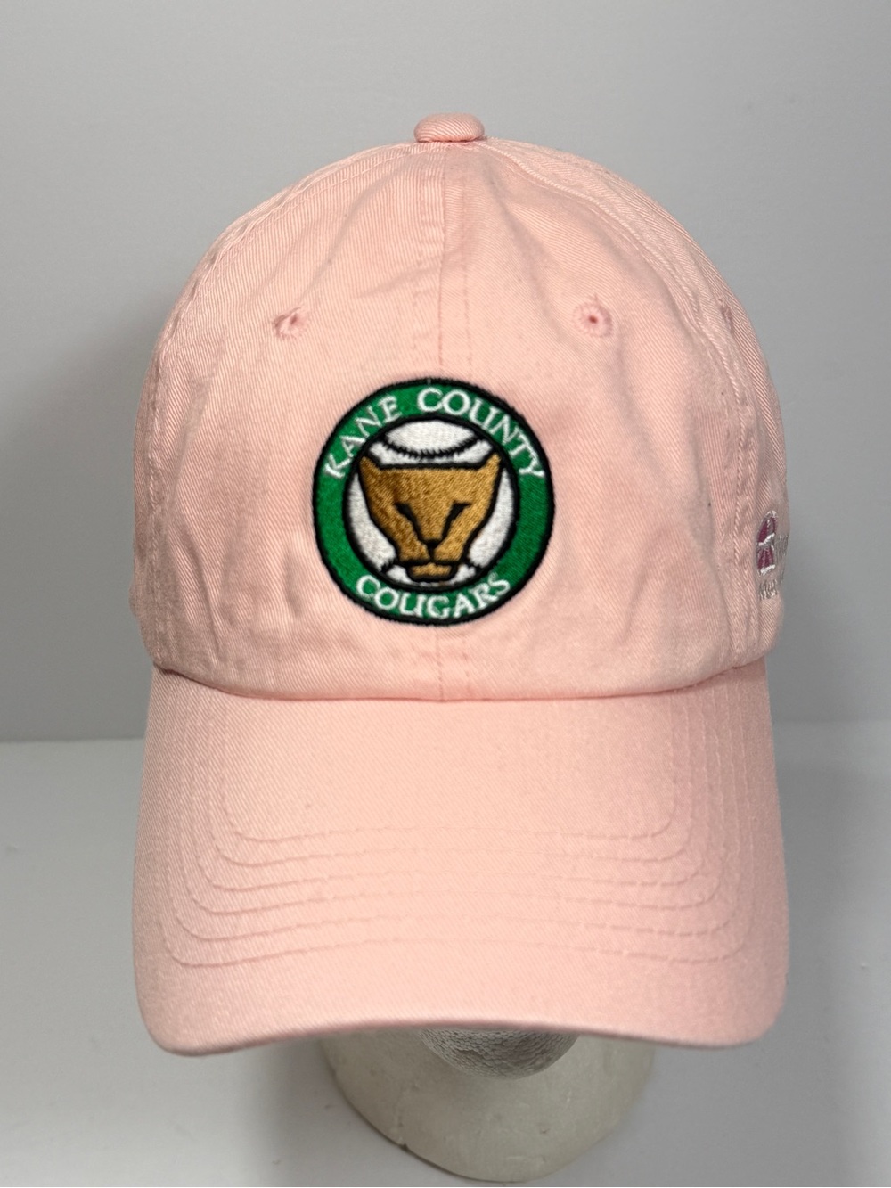 Kane County Cougars Hat Cap MILB OC Sports OSFM NWOT Pink Peach Adjustable